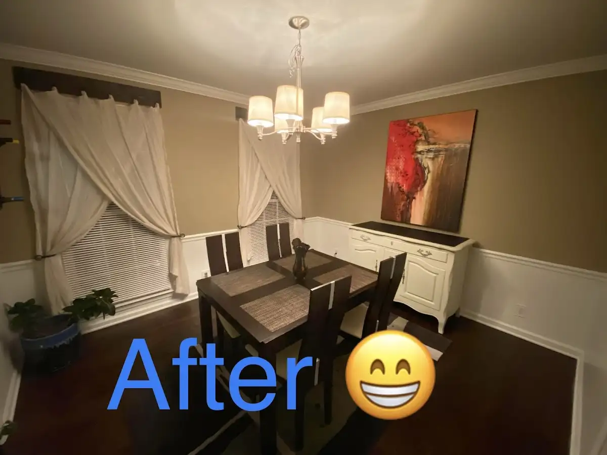 Professional dining room restoration after water damage in Downey